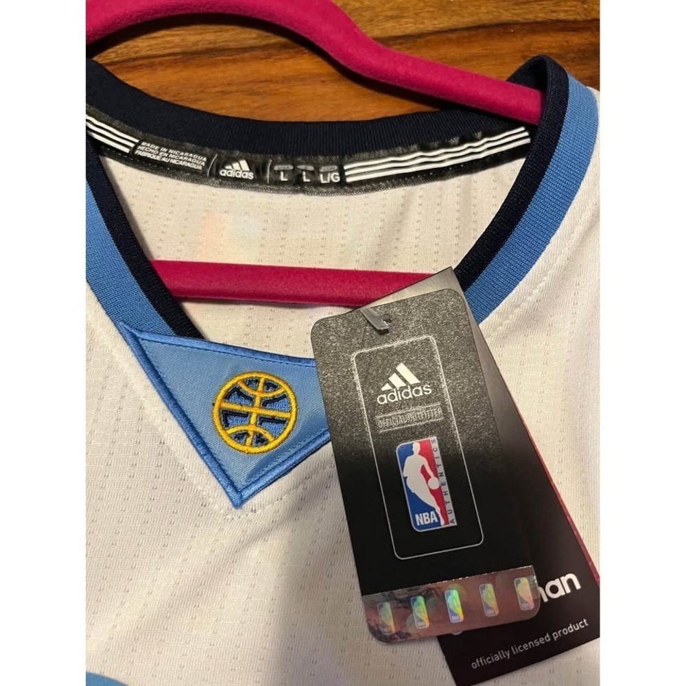 2013-14 Denver Nuggets Team Signed Adidas Swingman Jersey 18+ Autographs - Picture 2 of 3